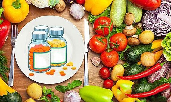 Vitamins in products to increase efficiency
