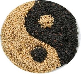 black and white sesame seeds to increase efficiency