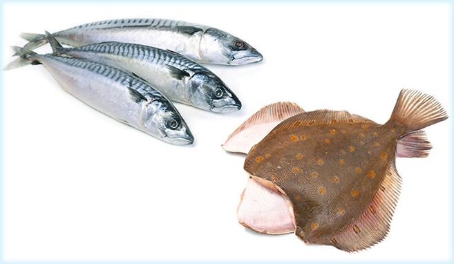 Mackerel and flounder - a fish that increases the potency of men