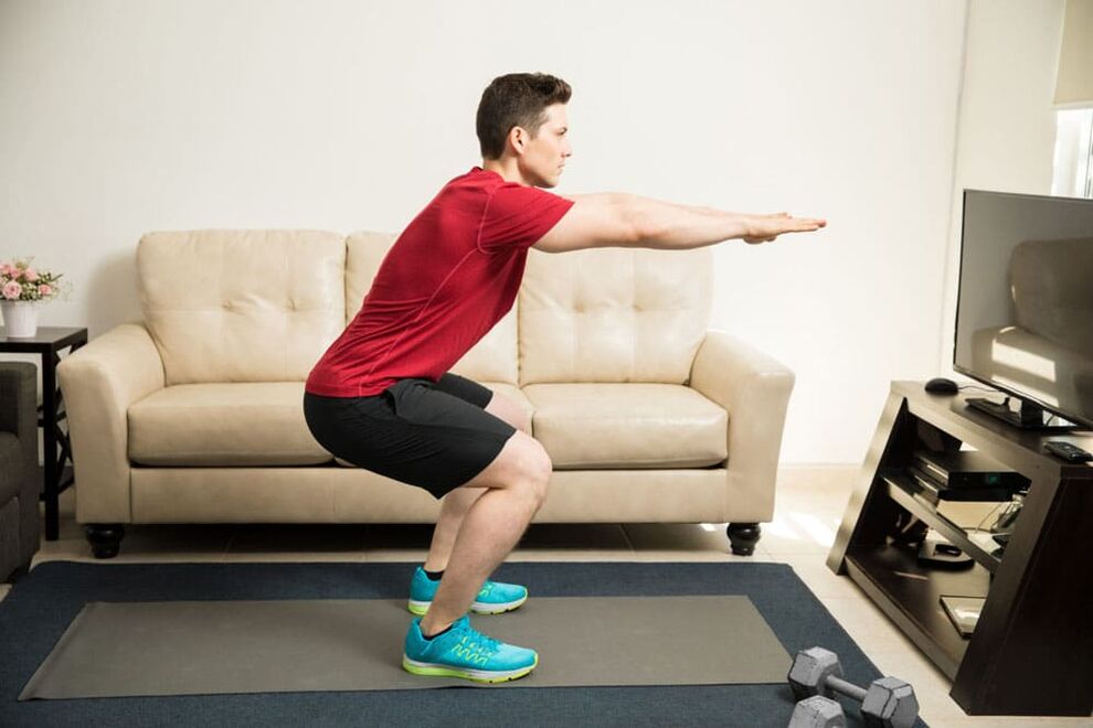 Squatting helps develop the muscles responsible for potency